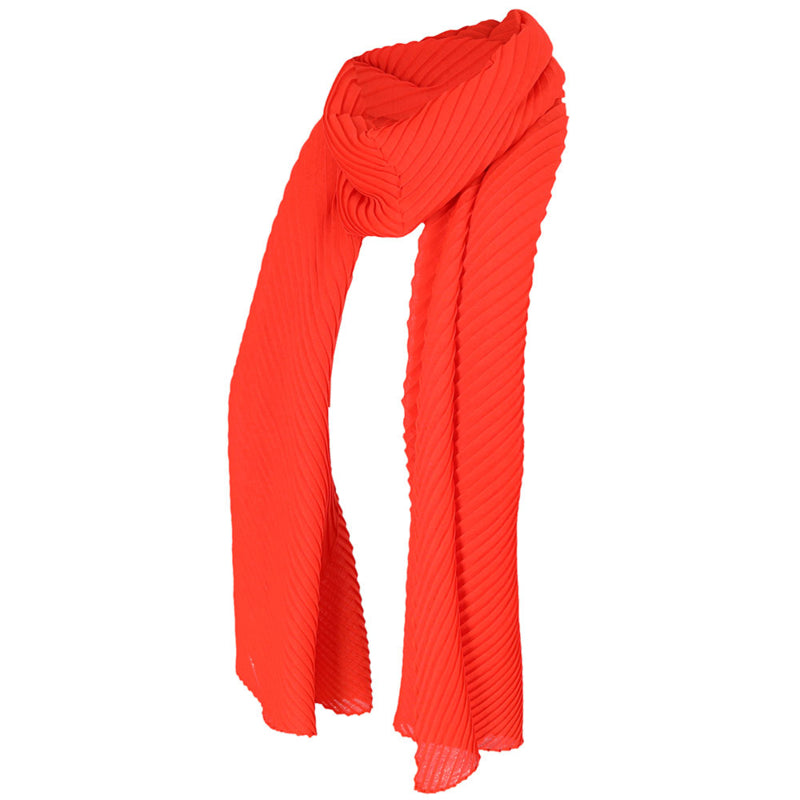 Effen sjaal oranje