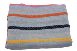 Dames sjaal grijs-blauw