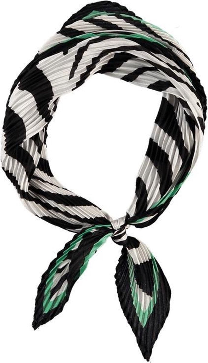 Neksjaaltje haarsjaaltje bandana zwart-groen