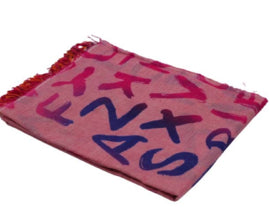 Dames sjaal roze