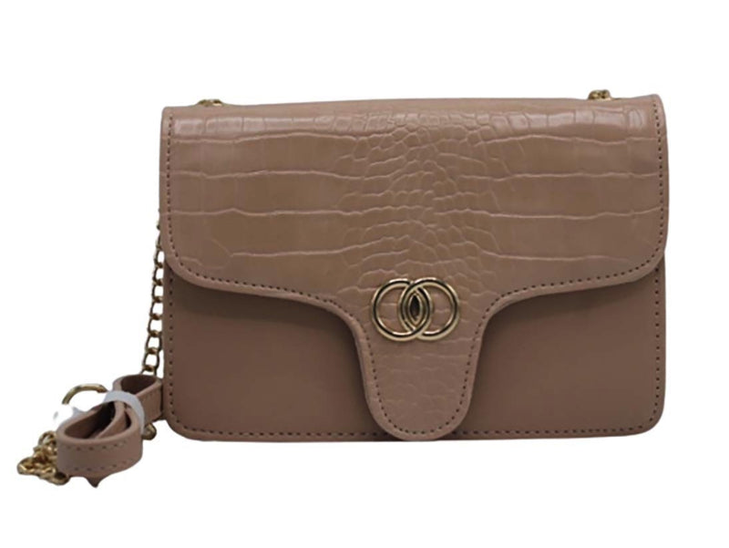 Schoudertasje oud-roze