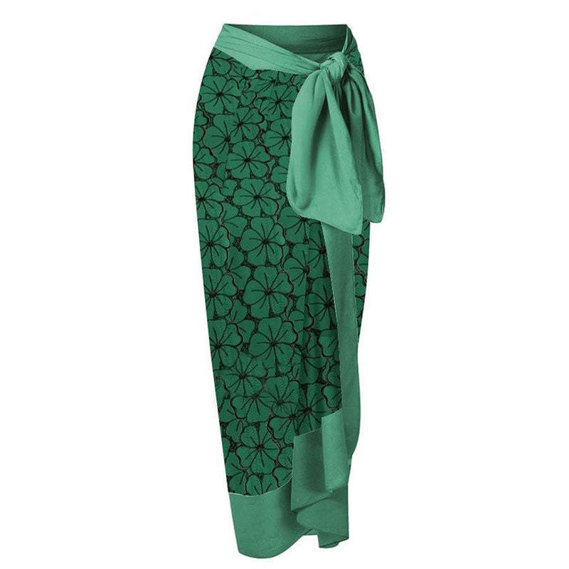 Pareo groen-zwart