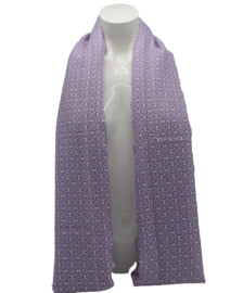 Dames sjaal lila-wit