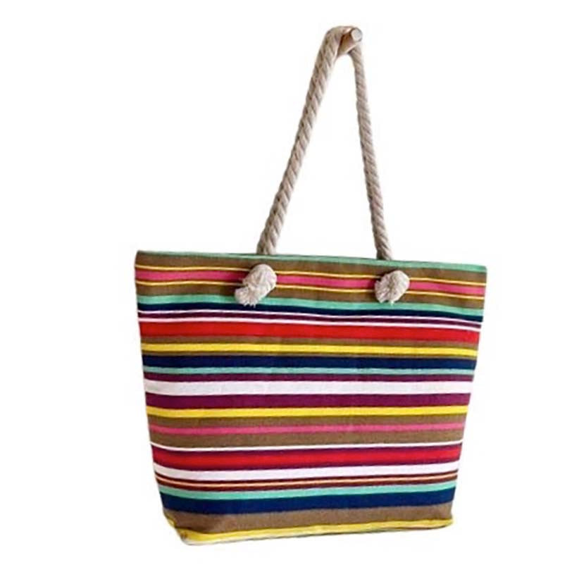 Strandtas multicolor