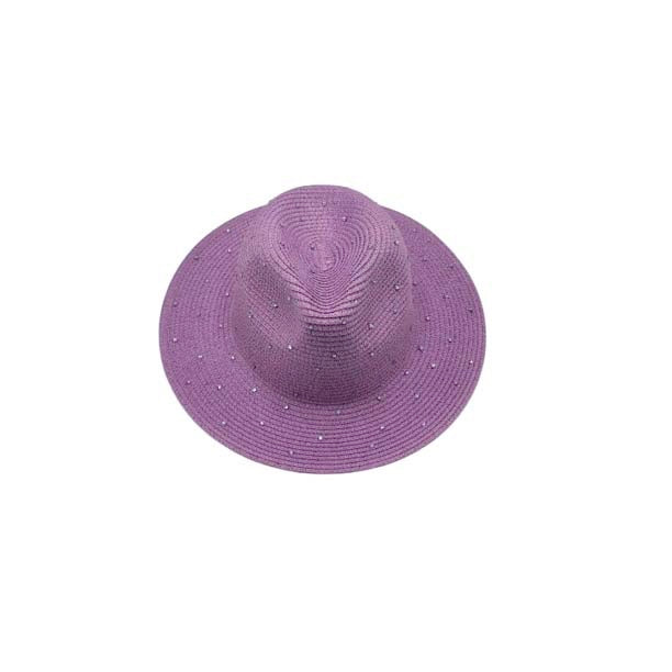 Deukhoed effen violet