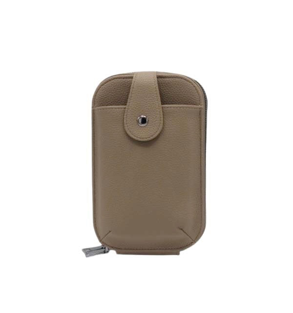Schoudertasje effen beige