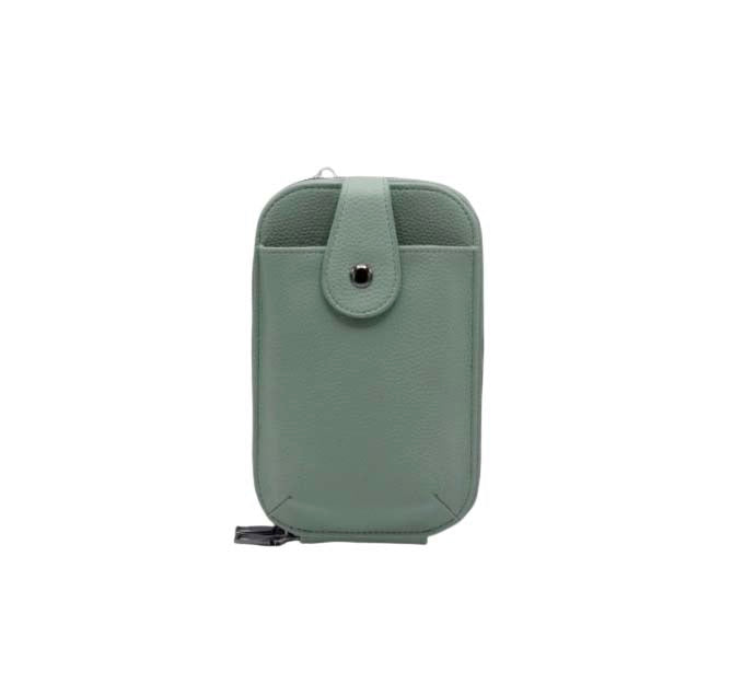 Schoudertasje effen mint-groen