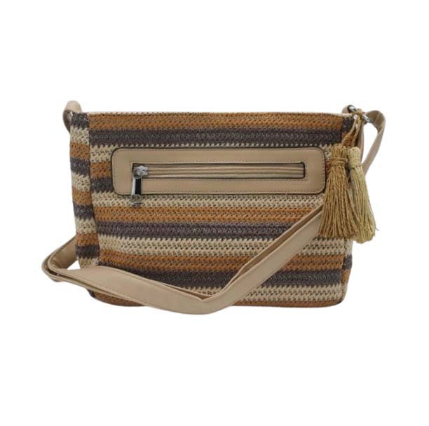 Schoudertas bruin-beige
