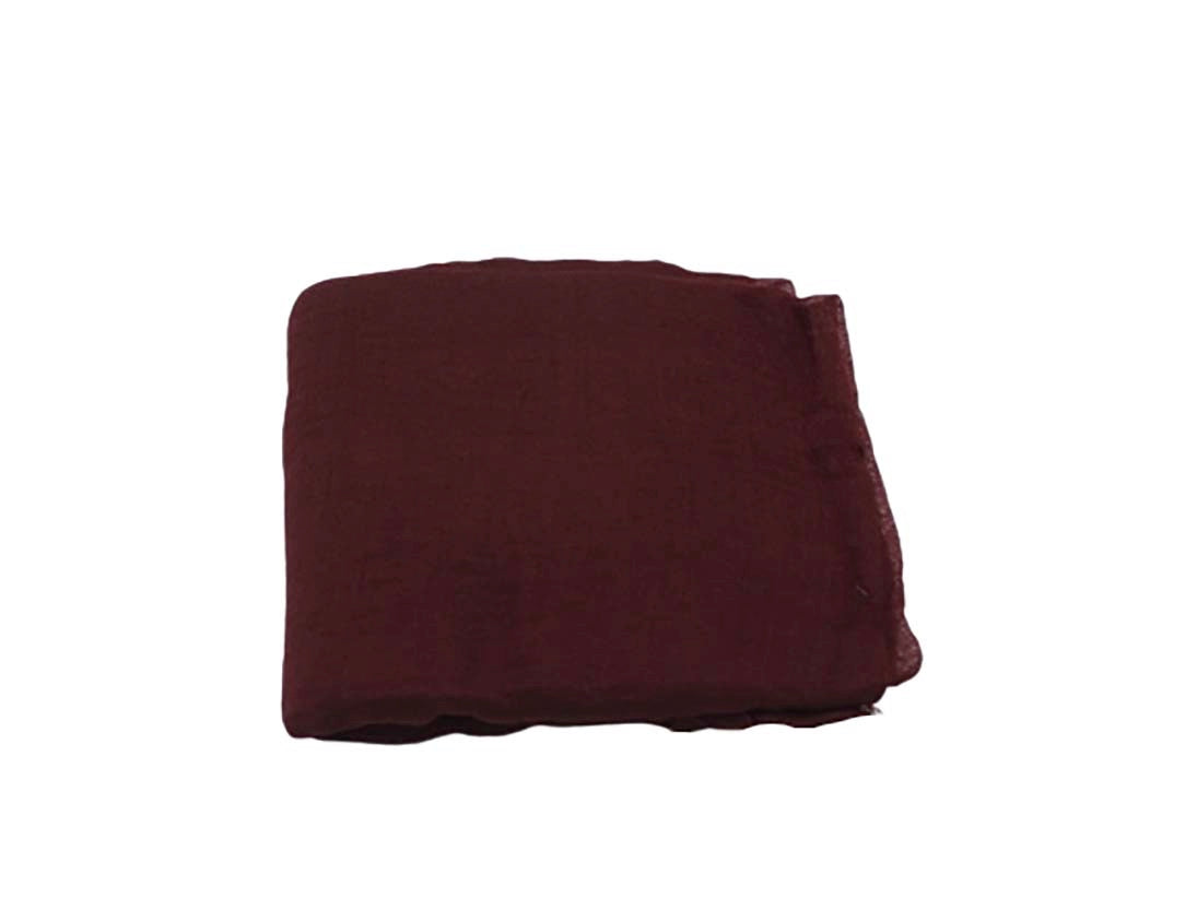 Effen sjaal bordeaux