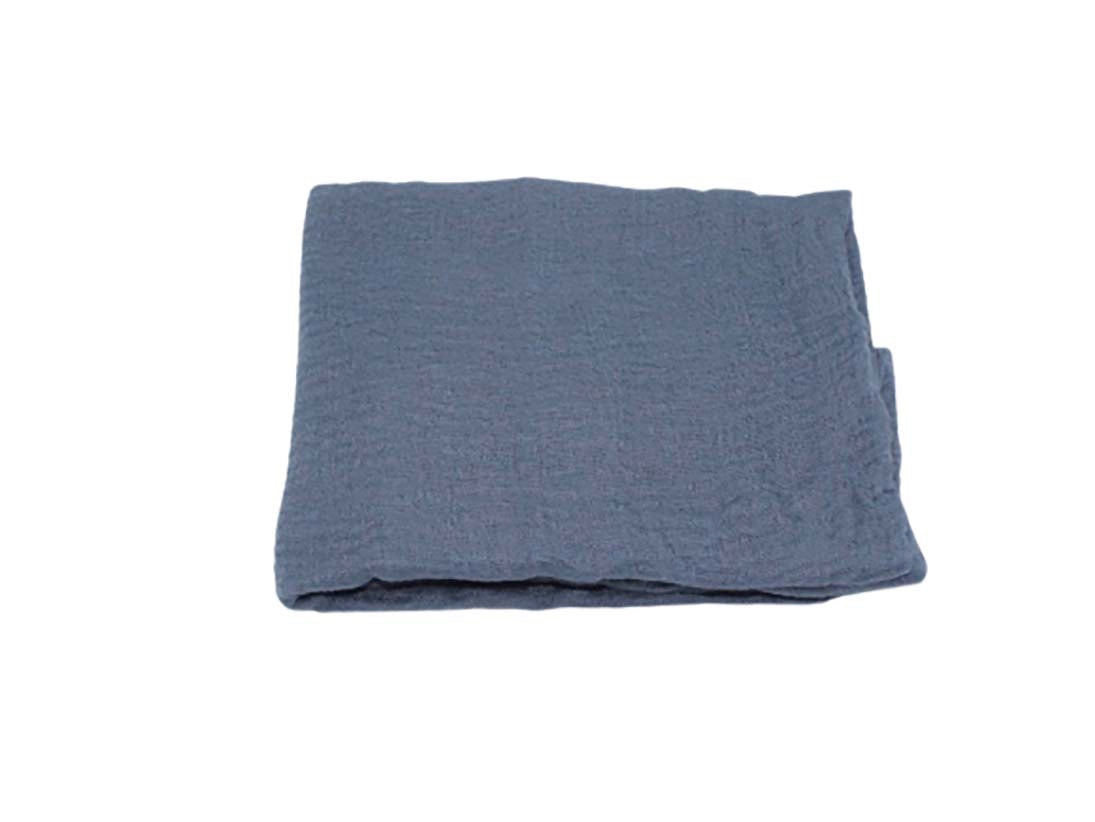 Effen sjaal blauw