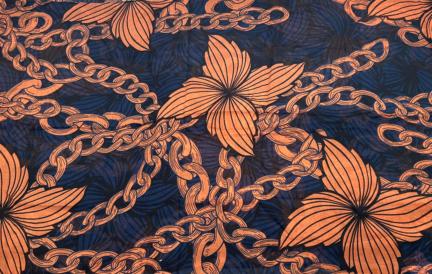Colsjaal blauw-bruin