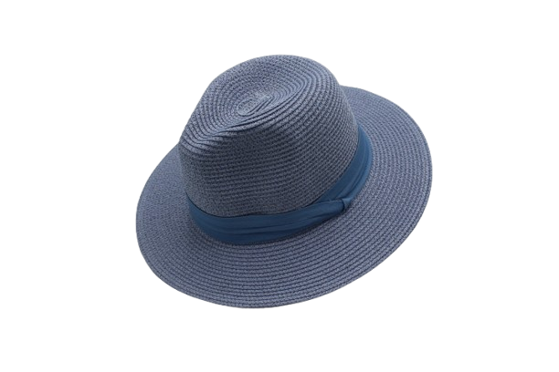 Deukhoed effen blauw