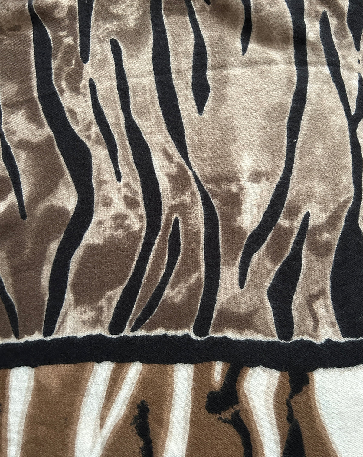 Tijger Sjaal bruin-beige