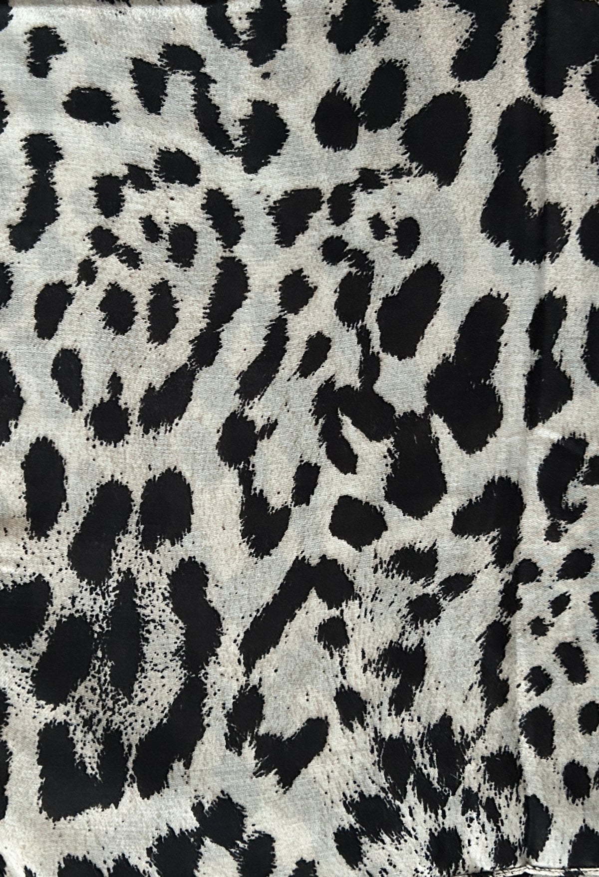 Tijger sjaal zwart-beige