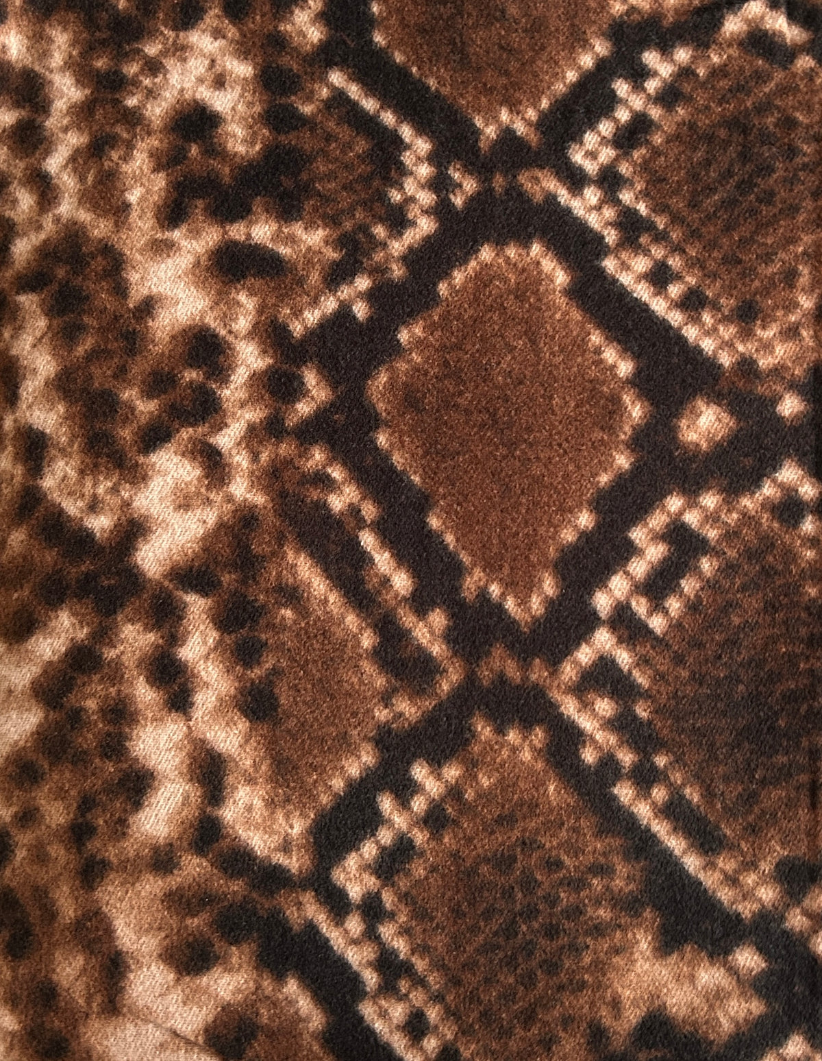 Winter sjaal bruin-beige