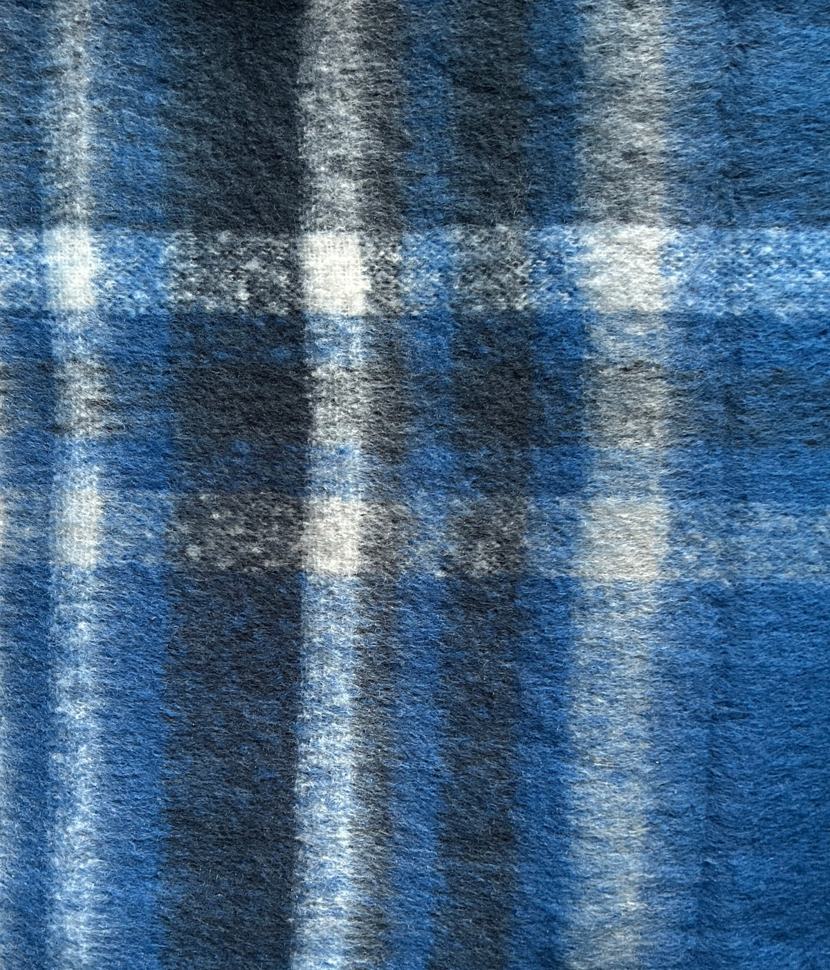 Wintersjaal blauw