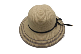 Strandhoed effen beige
