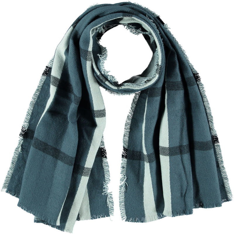 Sjaal dames winter sjaal blauw-groen