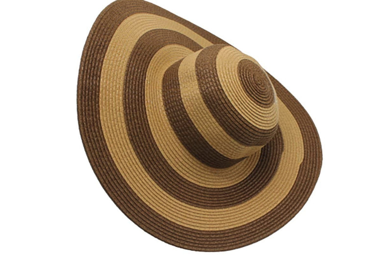 Strandhoed bruin-beige