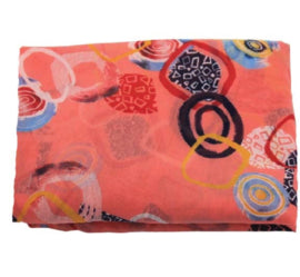 Dames sjaal oranje