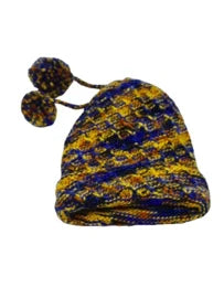 Muts geel-blauw