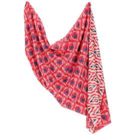 Dames sjaal multi roze