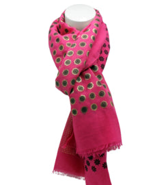 Dames sjaal roze