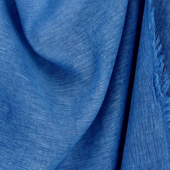 Effen sjaal blauw