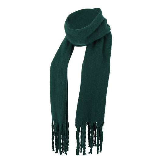 Winter sjaal effen sjaal donker groen