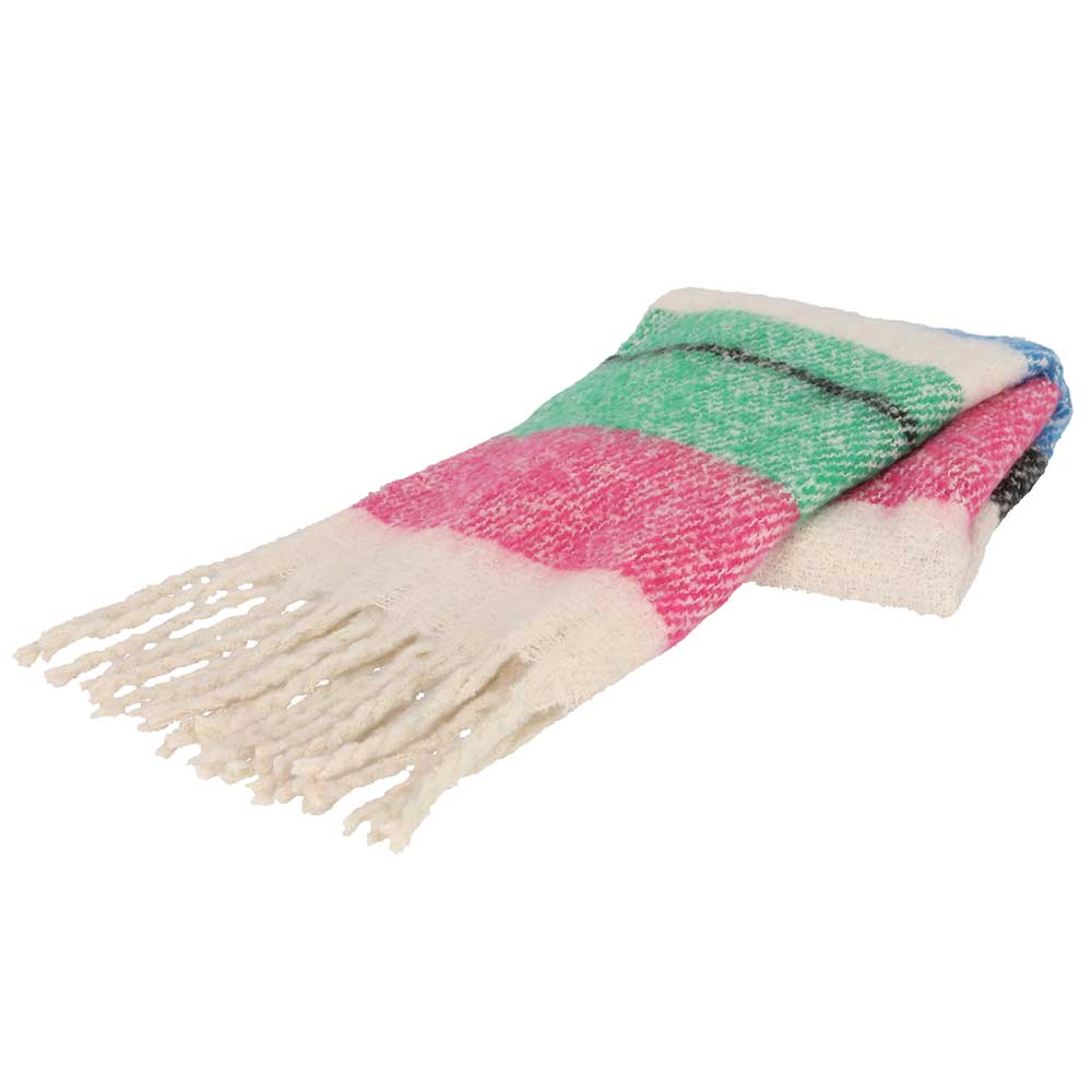 Winter sjaal multicolor