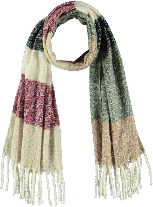 Wintersjaal multi khaki