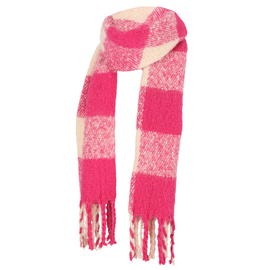 Wintersjaal fuchsia