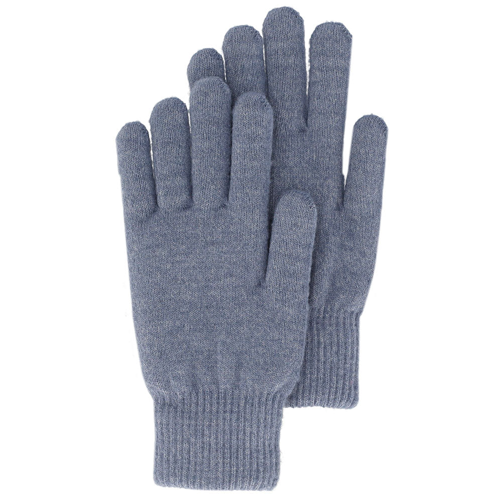 Handschoenen effen denim-blauw