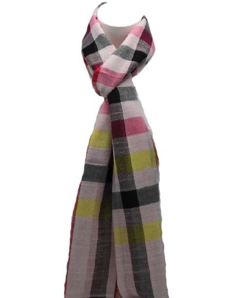 Dames sjaal multi roze