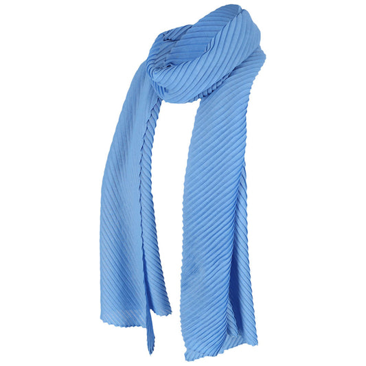 Effen sjaal blauw