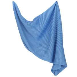 Effen sjaal blauw