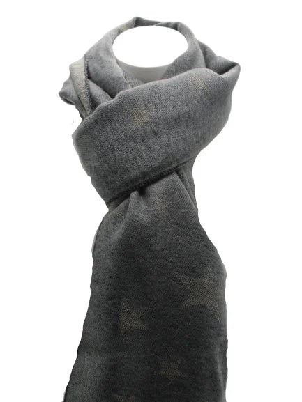 Sjaal dames winter sjaal grijs