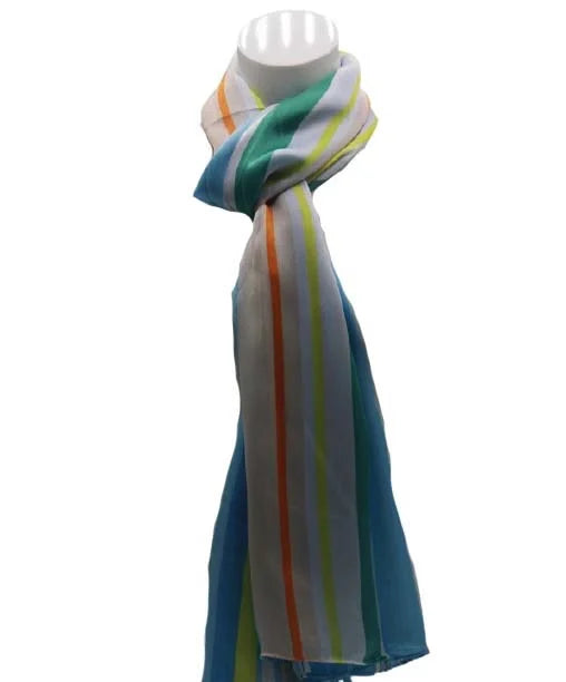 Dames sjaal blauw