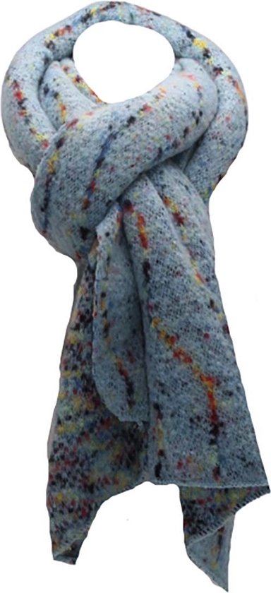 Sjaal dames tequoise winter sjaal