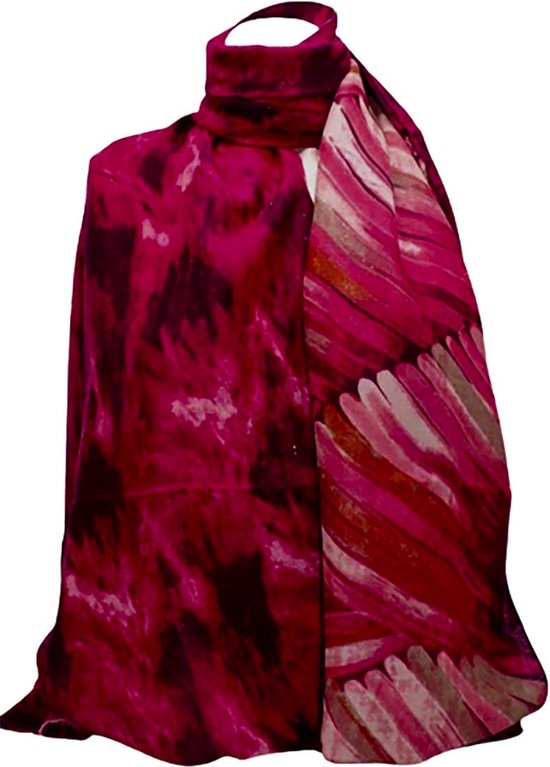 Dames sjaal roze