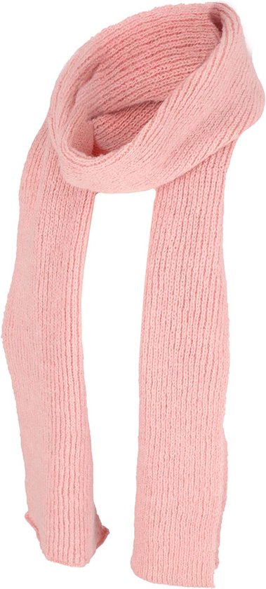 Winterset sjaal & muts effen roze