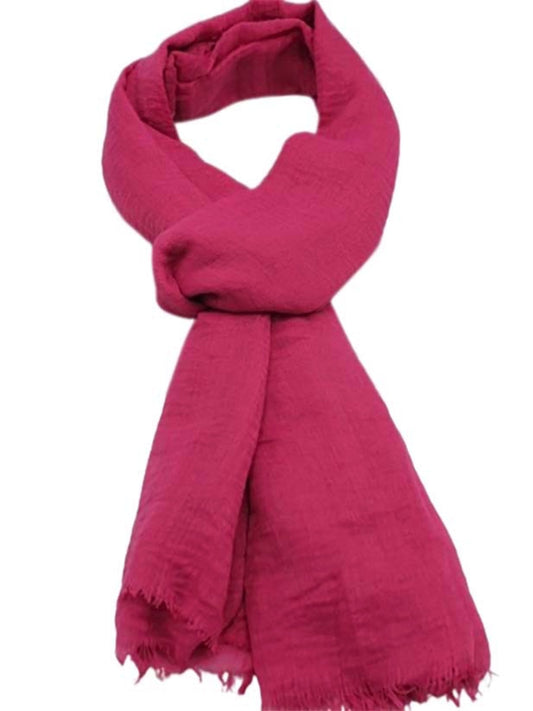 Effen sjaal roze