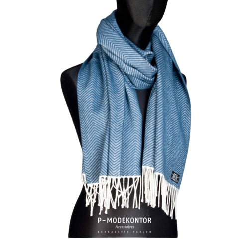 Sjaal dames winter sjaal blauw