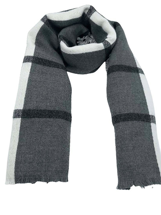 Winter sjaal grijs