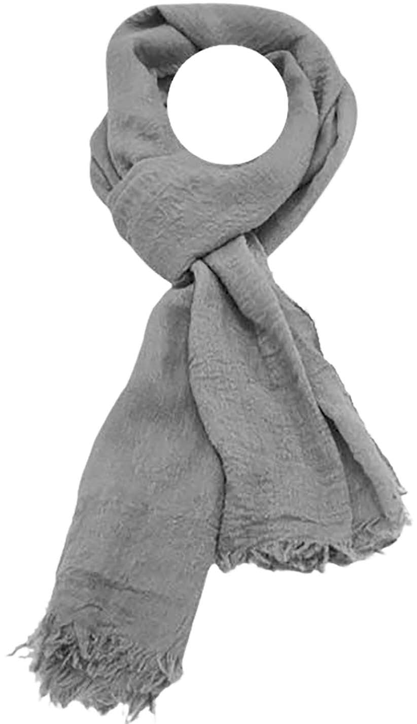 Effen sjaal licht grijs