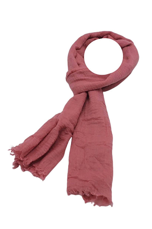 Effen roze sjaal