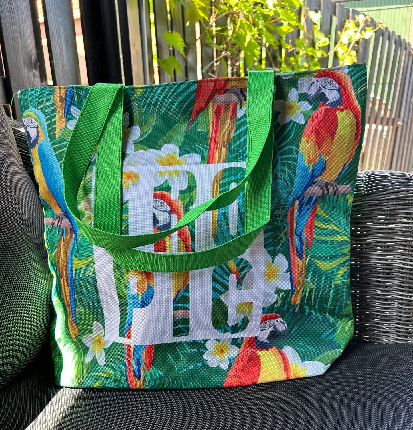Strandtas groen