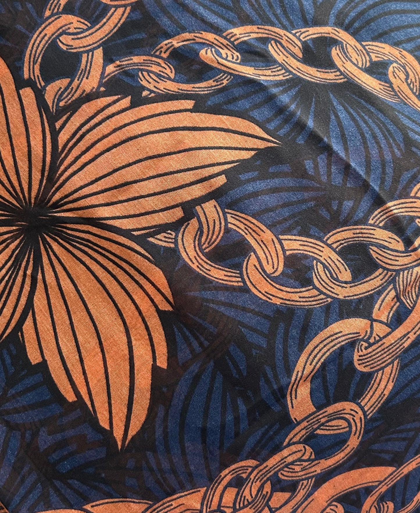 Colsjaal blauw-bruin