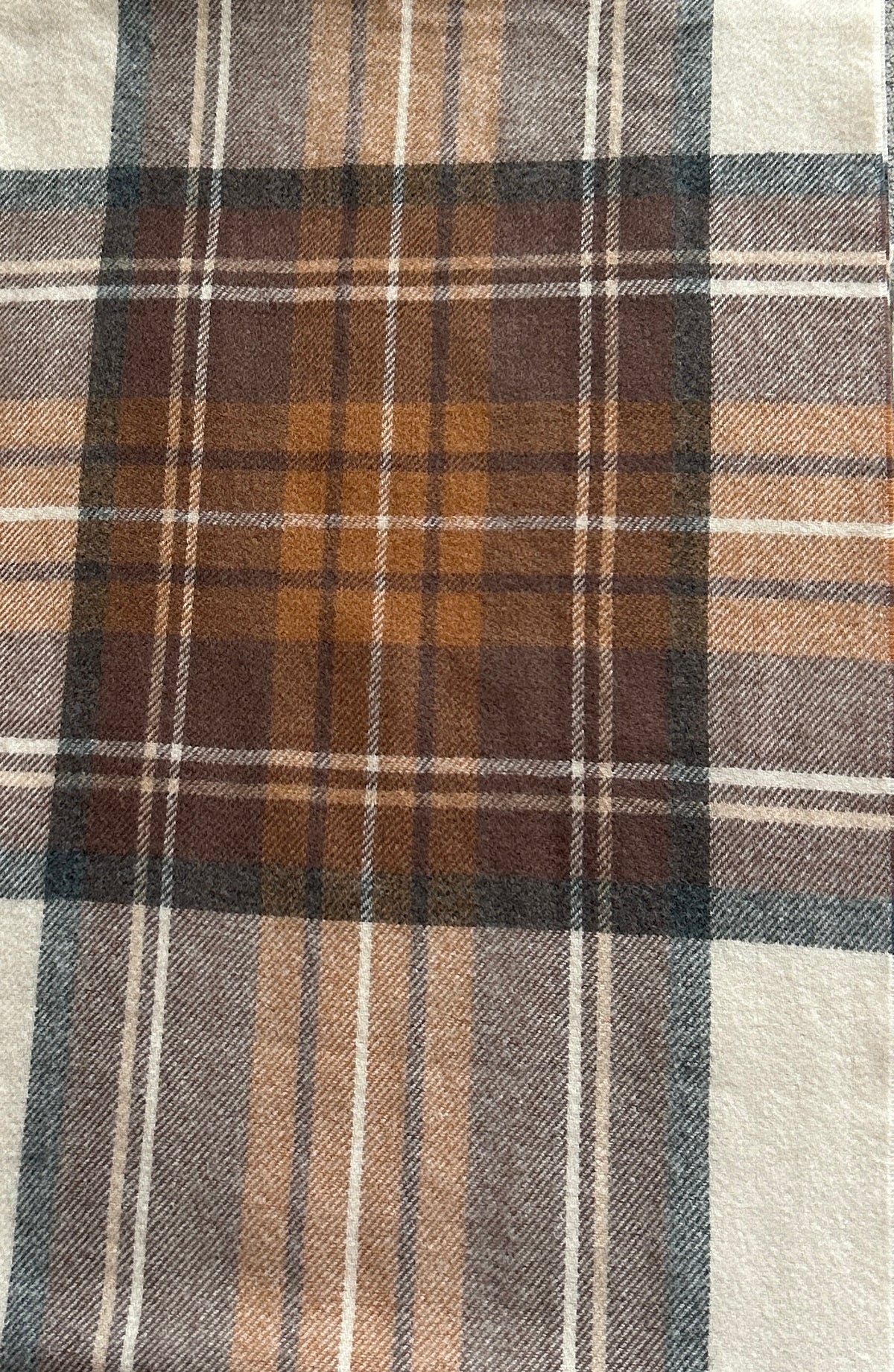 Heren sjaal bruin-beige