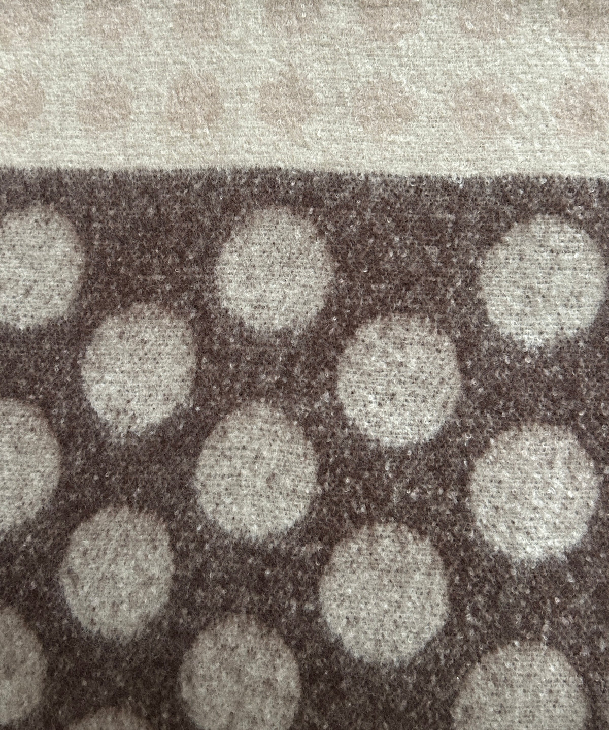Winter sjaal bruin-beige